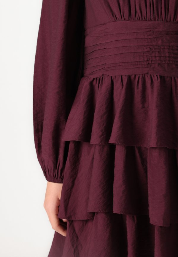 VMLISE O NECK SHORT DRESS - Day dress - winetasting2