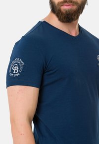 Cipo & Baxx T-Shirt print - navyblue