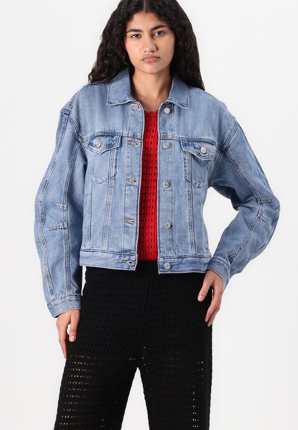 BARREL ICON - Denim jacket - light wash2