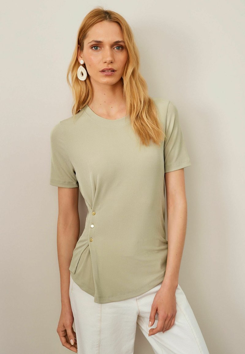 Next T-shirt print lichtgroen gemêleerd Next T-shirt print lichtgroen gemêleerd