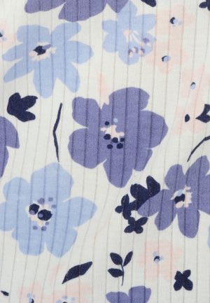 Damart MANCHES LONGUES SET - Pigiama - Blue Floral