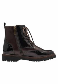 s.Oliver Bottines à lacets - dark brown