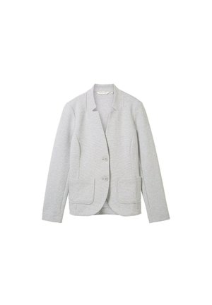 TOM TAILOR STRUCTURE - Blazer - new light grey melange