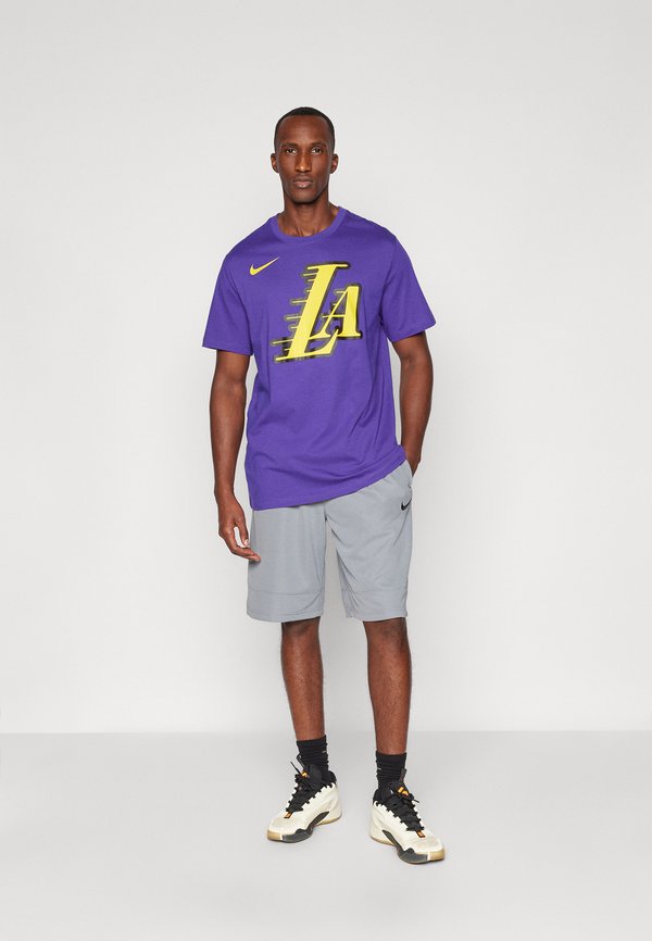 NBA CITY EDITION LOS ANGELES LAKERS LOGO TEE - Club wear - field purple3