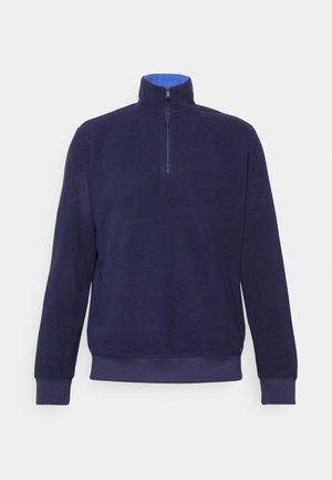 PERFORMANCE BRUSHED FLEECE PULLOVER - Sweatshirt - french navy/liberty