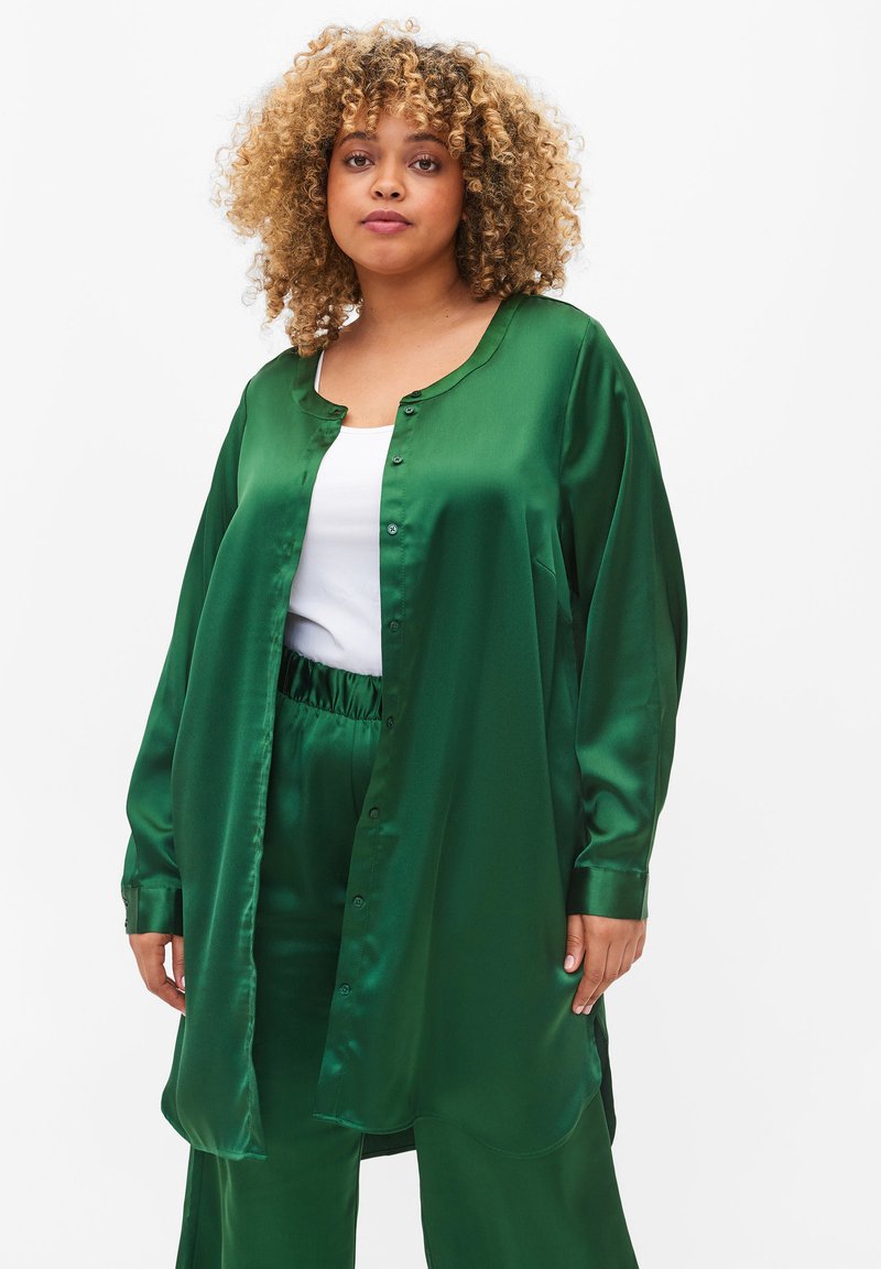 Zizzi WITH SLIT Tunic formal garden/green Zalando.ie