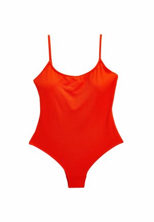 NECK PADDED SPAGHETTI STRAPPY  - Uimapuku - orange