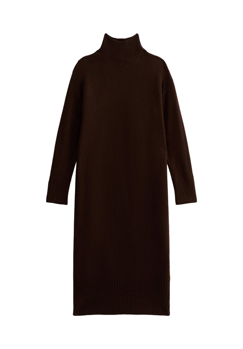 New Look Gebreide jurk donkerbruin New Look Gebreide jurk donkerbruin