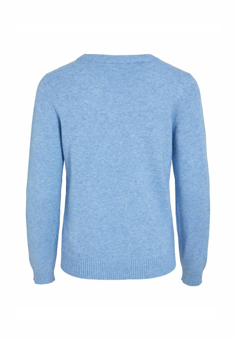 VILA VIRIL O-NECK Strickpullover blissful blue/blau Zalando - Main Image