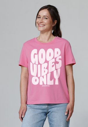 ONLY - T-shirt print - bubble pink