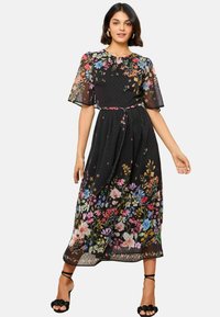 REGULAR FIT - Rochie de zi - black floral