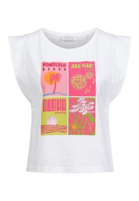 Rich & Royal MIT PLATZIERTEM PRINT - Top - white