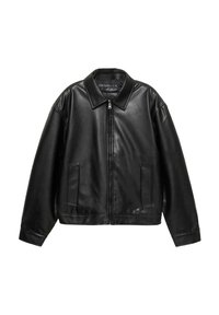 Giacca in similpelle - black