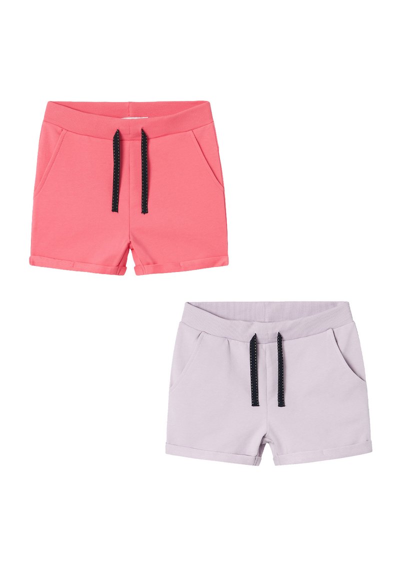 Name it 2 PACK-MIT TASCHEN VERSTELLBARER BUND - Tracksuit bottoms - altrosa