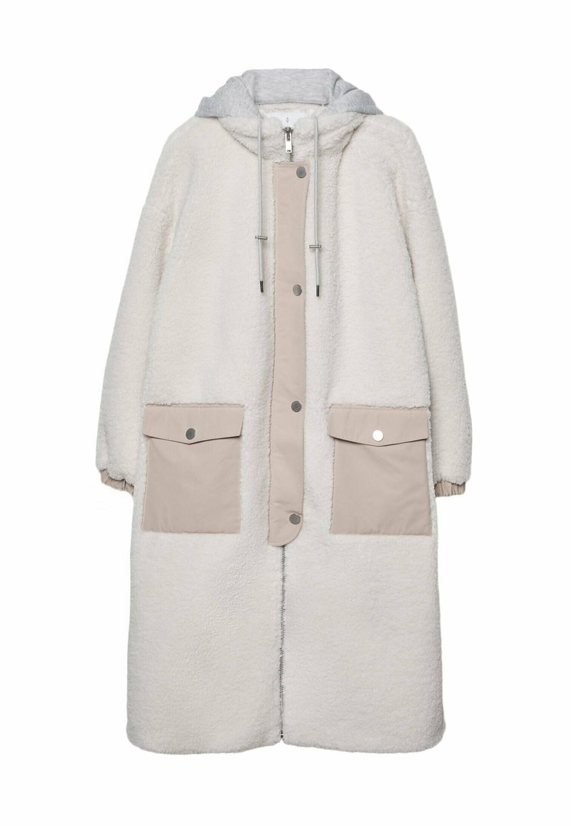Stradivarius Wintermantel wit
