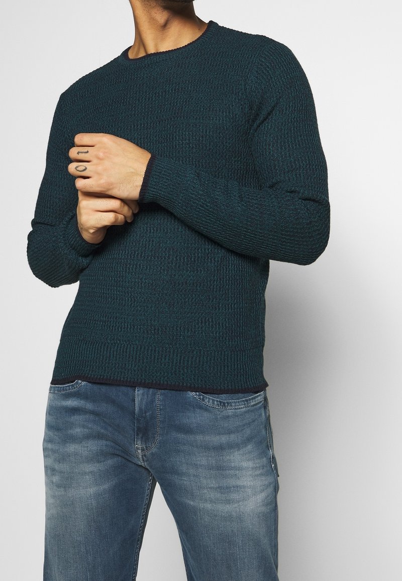 Brave Soul Stickad tröja - dark blue