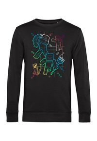 Henry Tiger MINECRAFT GRADIENT LINES - Sudadera - black