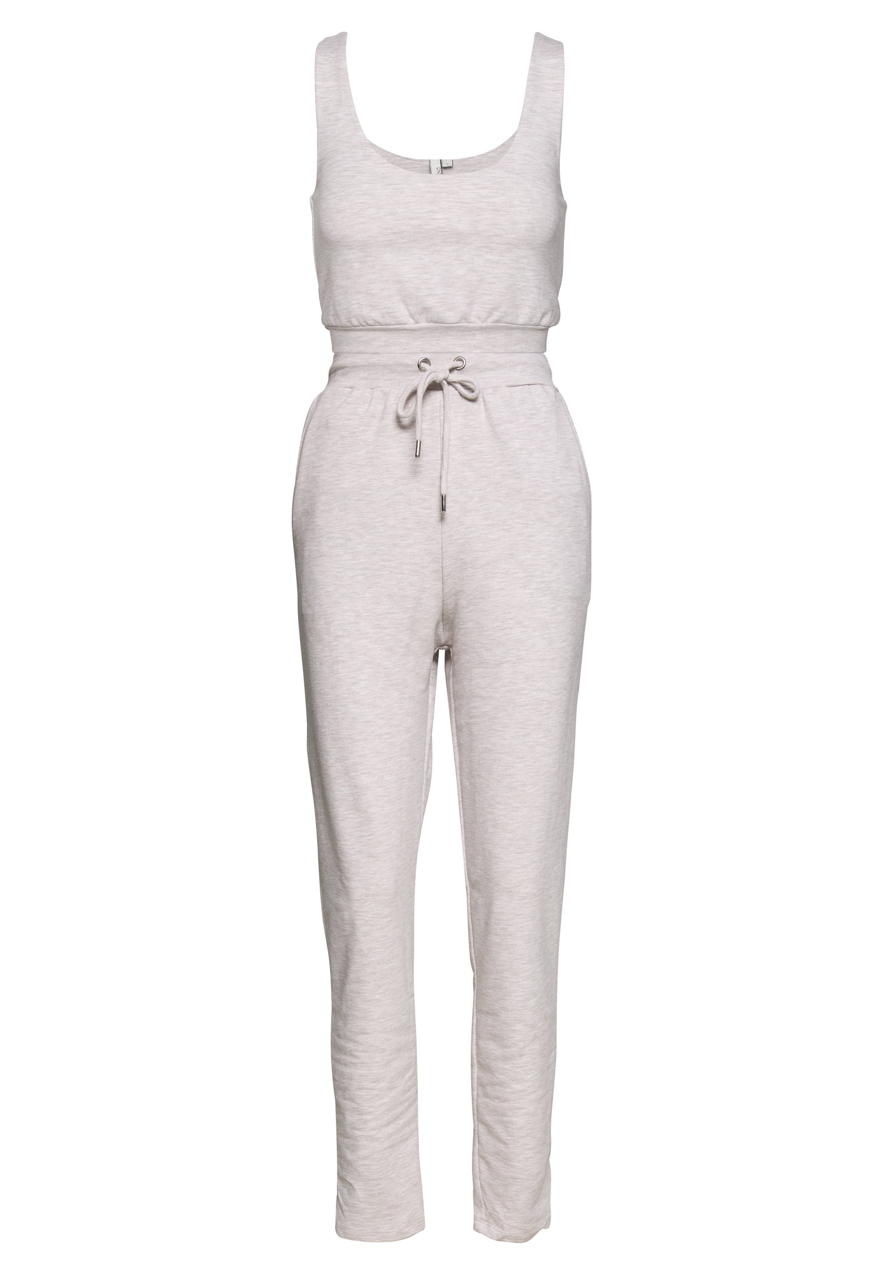 Nly By Nelly Look At Me Set Trainingsbroek Beige Melange Beige Zalando Nl