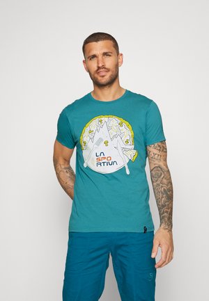 PIZZA - Print T-shirt - blue