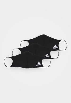 adidas Performance FACE UNISEX 3 PACK - Maschera in tessuto - black
