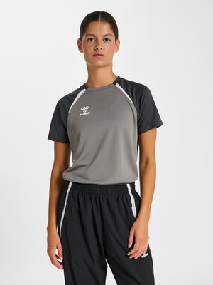 Hummel LEAD 2.0 - Camiseta deportiva - steel gray asphalt