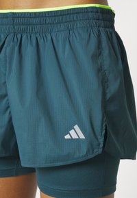 adidas Performance ULTI 2IN1 - Športové šortky - arctic night/lucid lemon