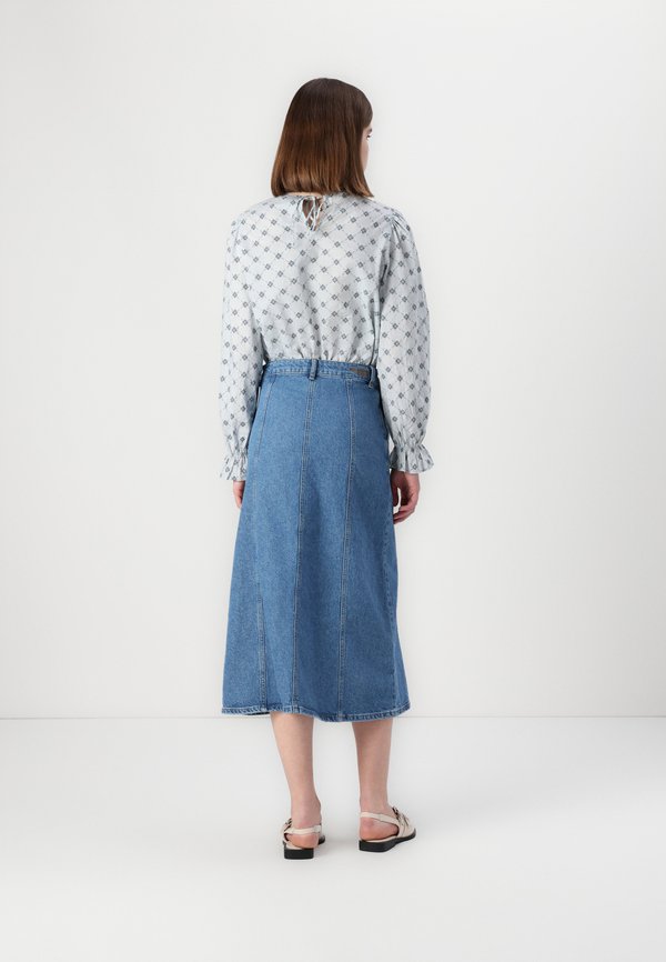 SLFEVELYN MIDI SKIRT - Denim skirt3