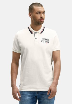 MIT LOGO-STICKEREI - Polo shirt - ivory