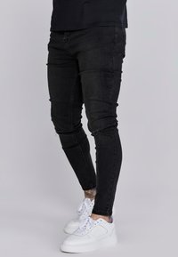 SIKSILK - DISTRESSED - Jeans Skinny Fit - washed black Thumbnail Image 1