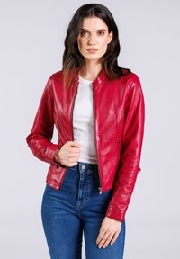 Freaky Nation Skinnjacka - raspberry