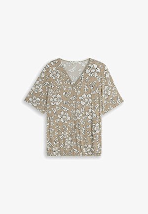 TOM TAILOR, PLUS SIZE - BLUSE AUS VISKOSE - Camicetta - beige