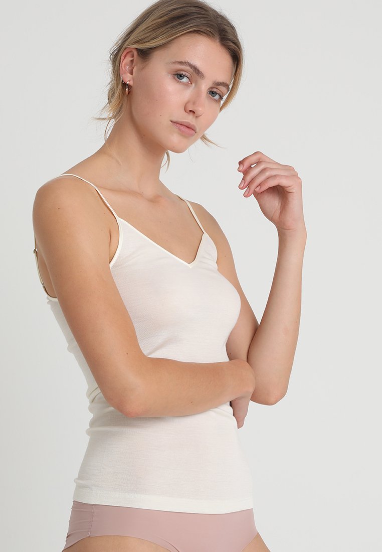 Hanro SPAGHETTI - Maglietta intima - cygne