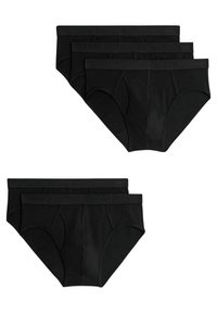 Svarta bomullskalsonger i ett paket med fyra. Har en slät elastisk midjeband och en klassisk passform med en snug passform.