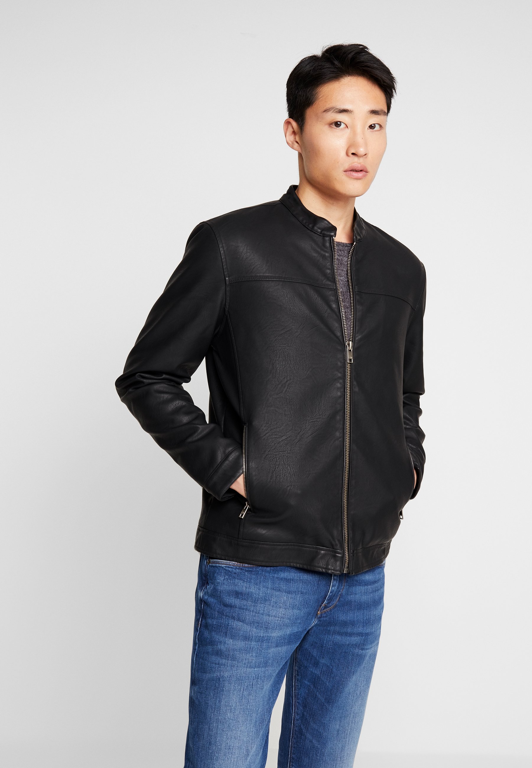 Solid JACKET DORBAN Skinnjacka black Zalando.se Solid JACKET DORBAN Skinnjacka black Zalando.se