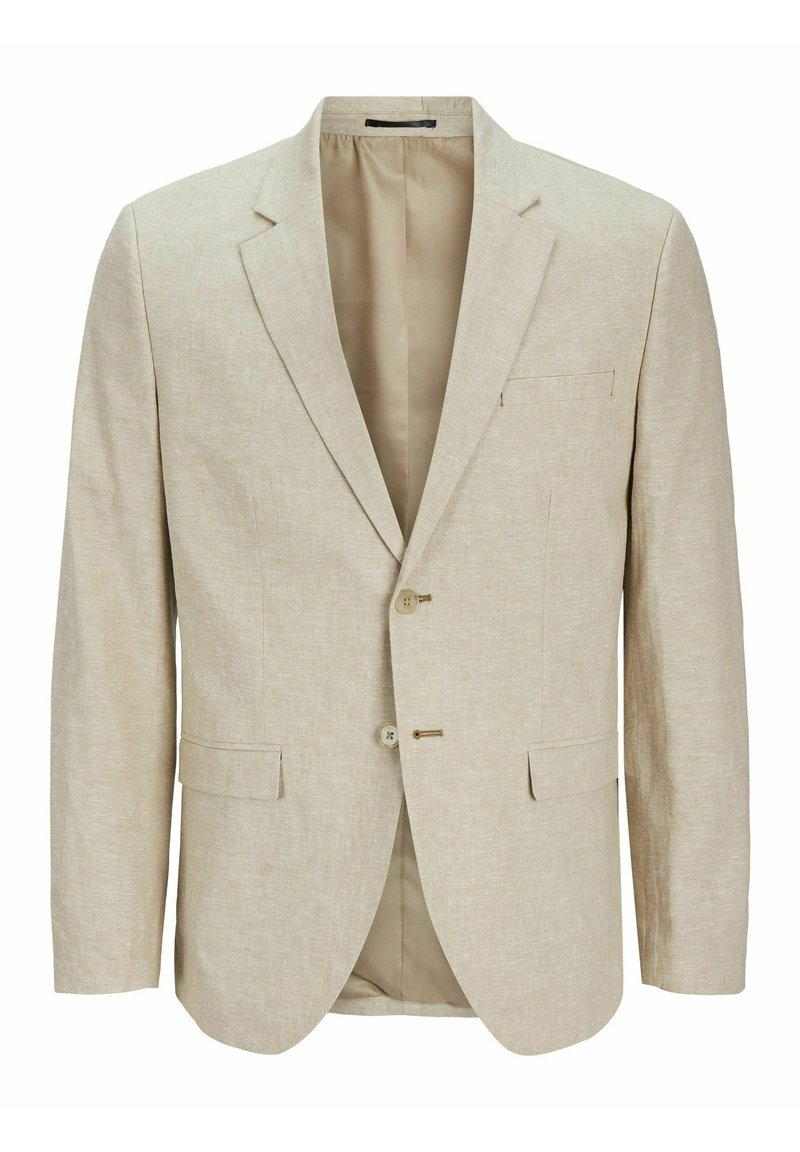 JACK & JONES Heren Jprriviera Linen Slim Fit Sn Jnr Broek, beige