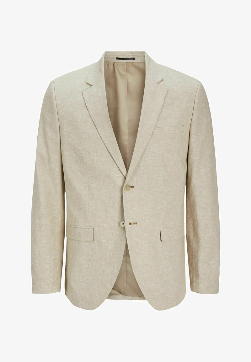 JACK & JONES Heren Jprriviera Linen Slim Fit Sn Jnr Broek, beige JACK & JONES Heren Jprriviera Linen Slim Fit Sn Jnr Broek, beige