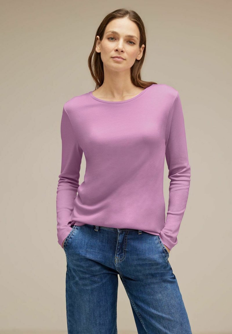 Street One BASIC - T-shirt à manches longues - rosa