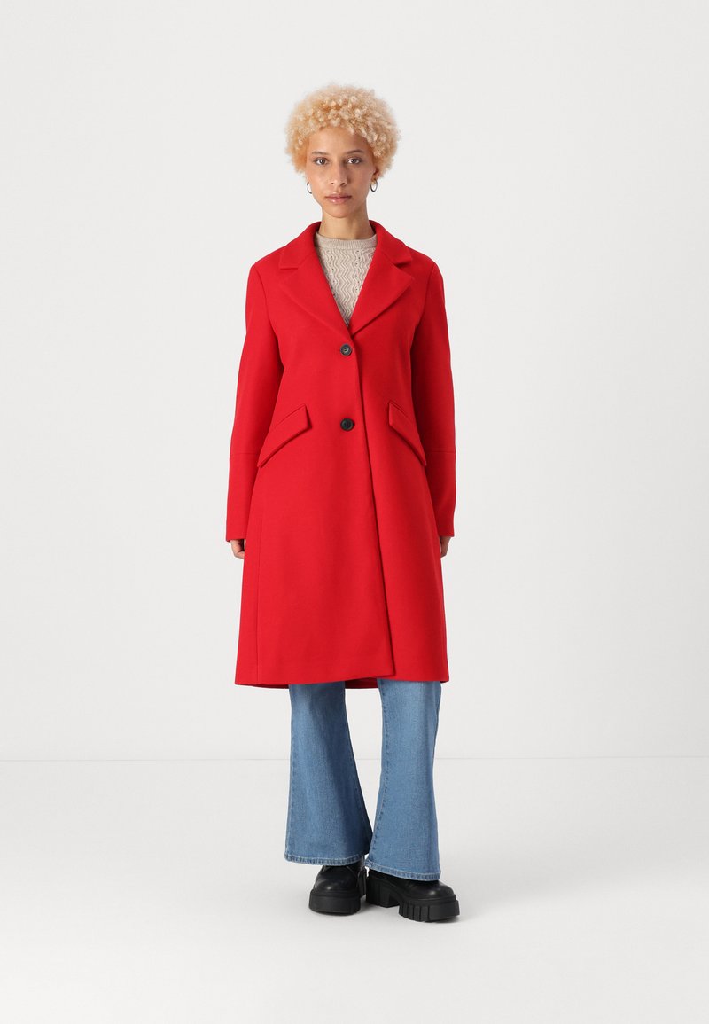 Vero Moda Petite VMFORTUNESARA  - Manteau classique - salsa