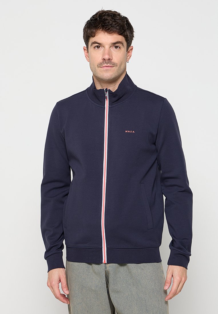 NZA New Zealand Auckland Sweater met rits donkerblauw NZA New Zealand Auckland Sweater met rits donkerblauw