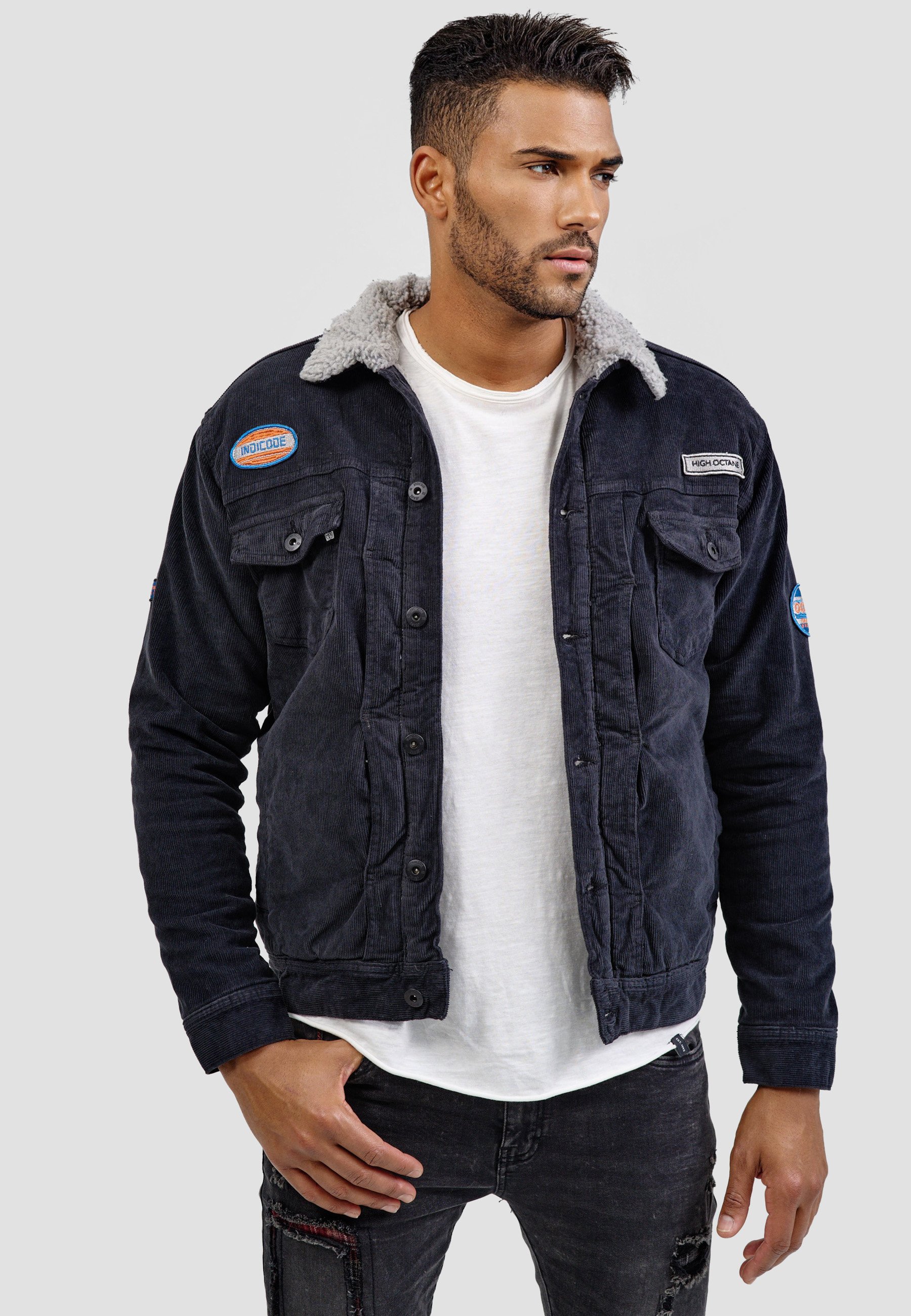 INDICODE JEANS BEARD - Denim jacket 