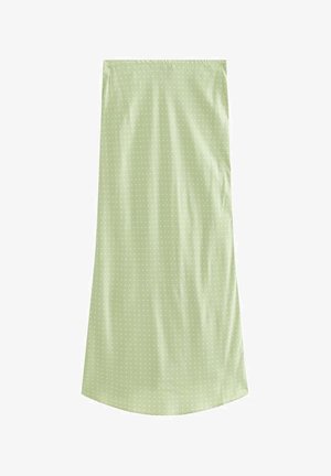 New Look, SPOT PRINT BIAS CUT MIDI SKIRT - Maxirok - green pattern