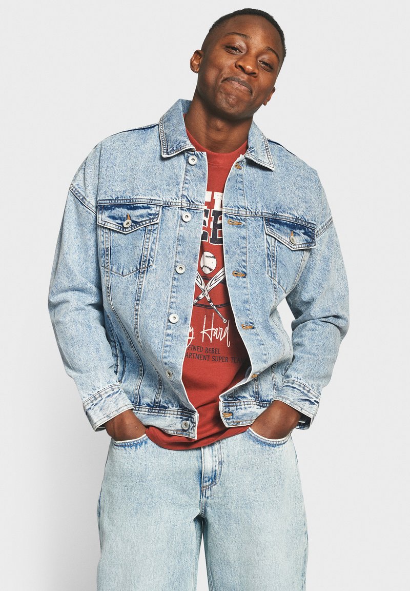 Redefined Rebel ASHTON JACKET - Chaqueta vaquera - moon blue