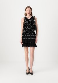 Elisabetta Franchi WOMANS DRESS - Obleka/pulover - nero/burro