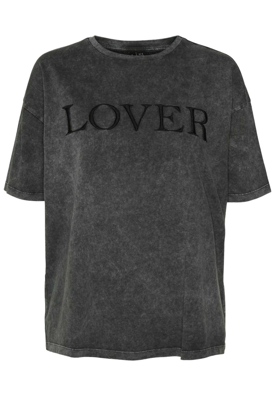 Vero Moda T-shirt med print - black 