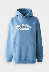LINEAR HERITAGE LONG HOODIE - Džemperis su gobtuvu - blue
