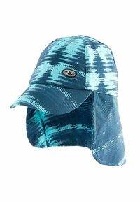 Unausgewählt, teal blue print