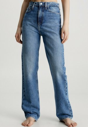 Straight leg jeans - blue denim