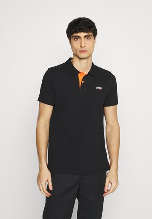 Schott PSMILTON - Poloshirt - black/orange