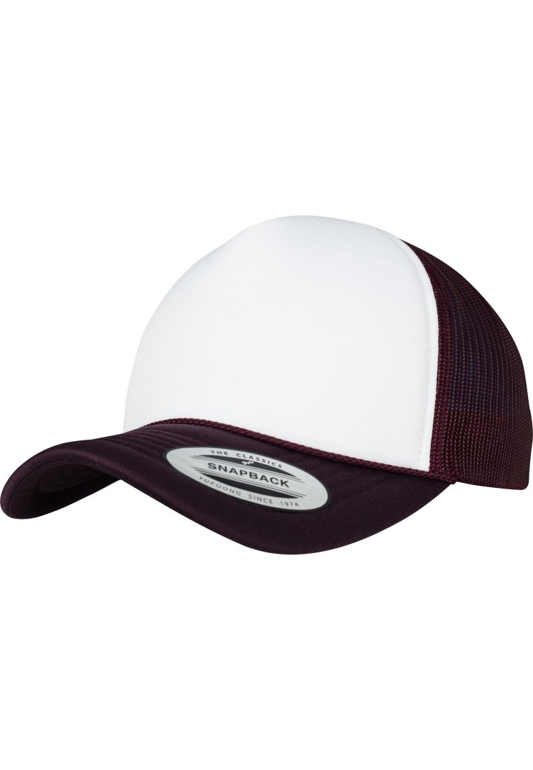 Flexfit Cap - dark red/white