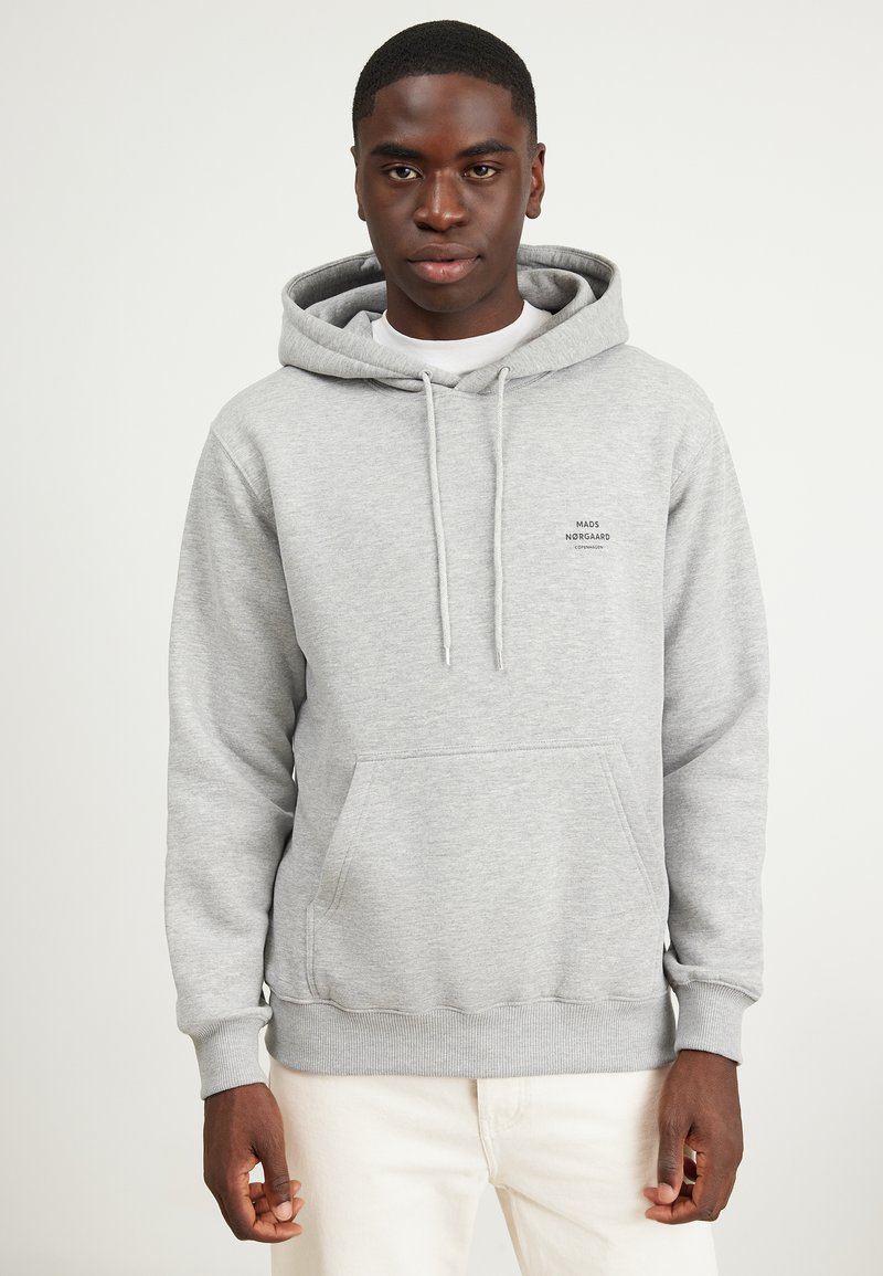 Mads Nørgaard STANDARD HOODIE LOGO - Jersey con capucha - grey